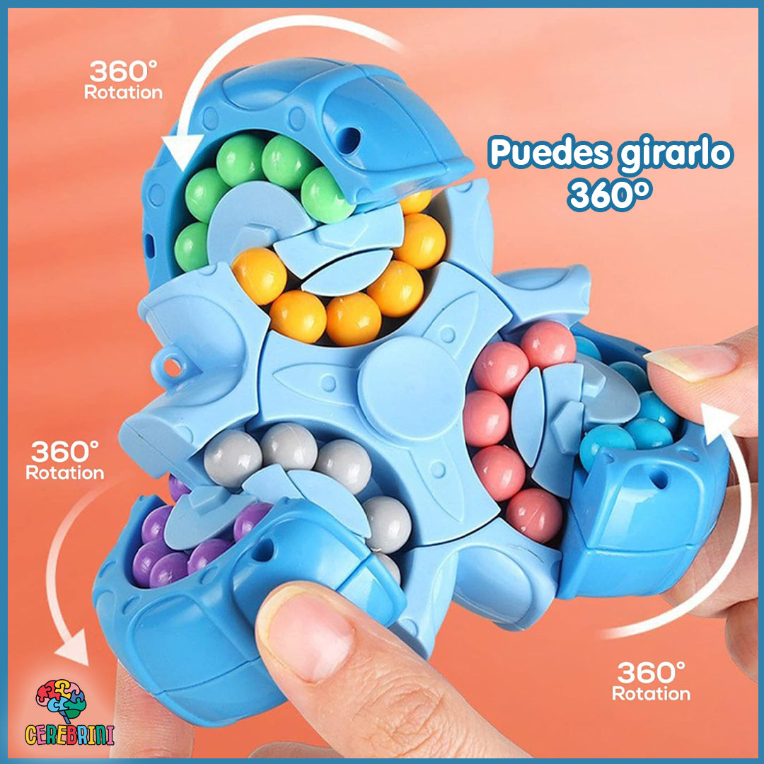 Cubo giratorio de frijol mágico